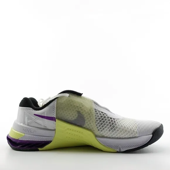 Nike Metcon 7 White Lemon Twist Training Shoes CZ8280-157 Womens Size 8