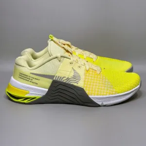Nike Metcon 8 Womens Size 9 Training Shoes Sneaker Citron Tint Yellow DO9327-801