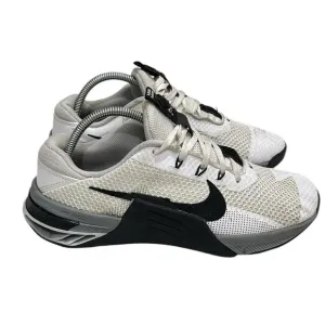 Nike Metcon Seven CrossFit Gym Training Sneakers Shoes Black  White Grey SZ 8.5