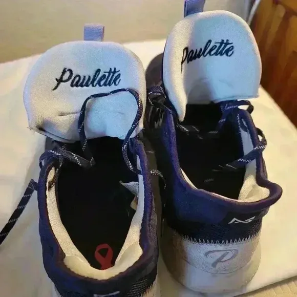 Nike Paul George Paulette Blue Basketball Sneakers Mens 9