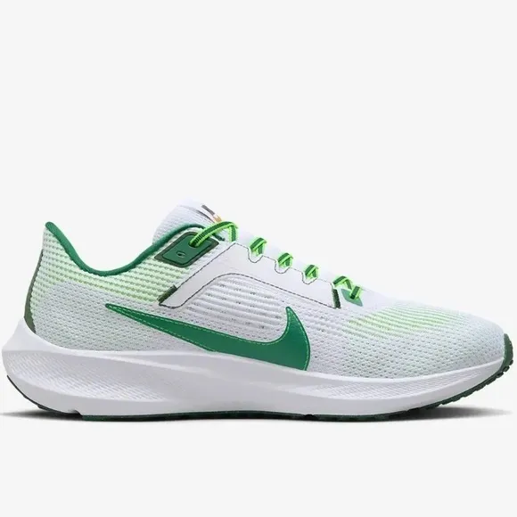 Nike Pegasus 40 Premium Men's Road Running Shoes White/Green FJ0329-100 New