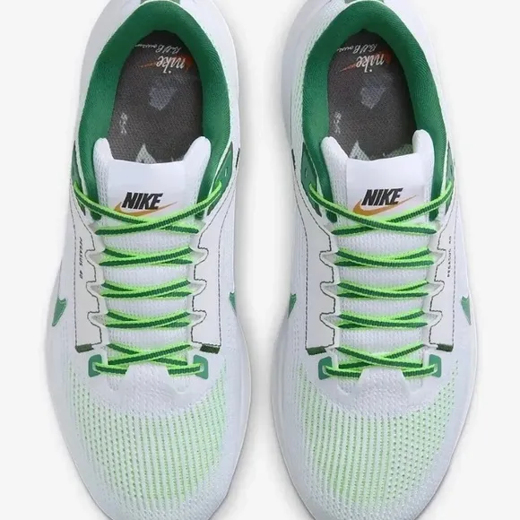 Nike Pegasus 40 Premium Men's Road Running Shoes White/Green FJ0329-100 New