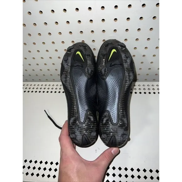 Nike Phantom GT Elite FG Black Cyber Soccer Cleats Mens Size 4 Womens 5.5