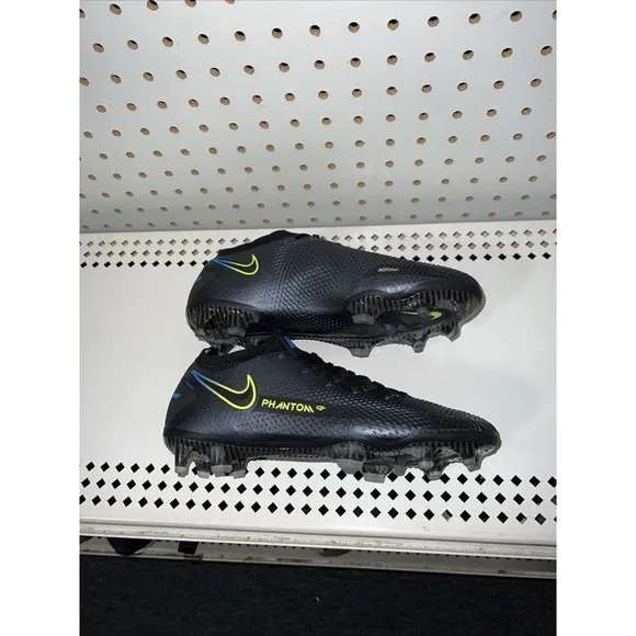 Nike Phantom GT Elite FG Black Cyber Soccer Cleats Mens Size 4 Womens 5.5