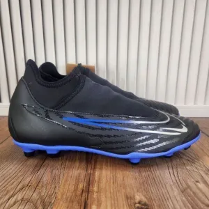 Nike Phantom GX Academy DF FG/MG DD9472-040 Women Sz 10 Black Blue Soccer Cleats