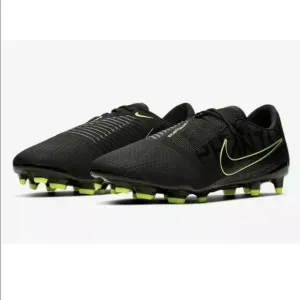 Nike Phantom Venom Pro FG Black-Volt Soccer Cleats