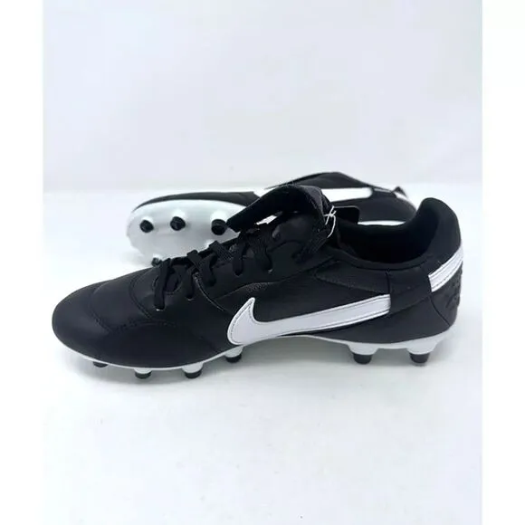 Nike Premier III 3 FG Soccer Cleats Black White AT5889-010 Men’s 7/Women's 8.5