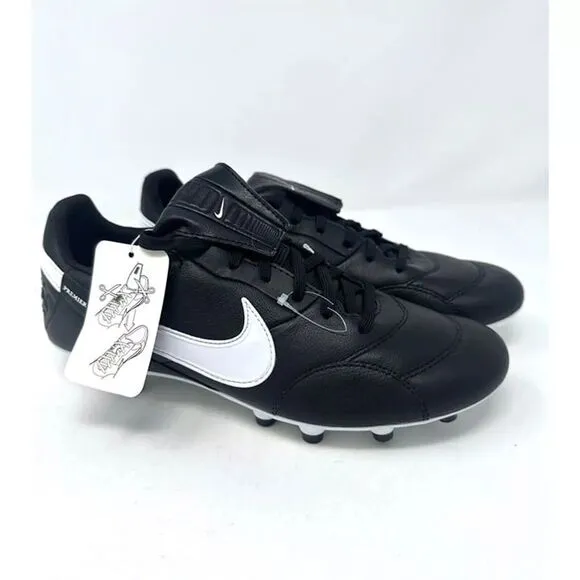 Nike Premier III 3 FG Soccer Cleats Black White AT5889-010 Men’s 7/Women's 8.5