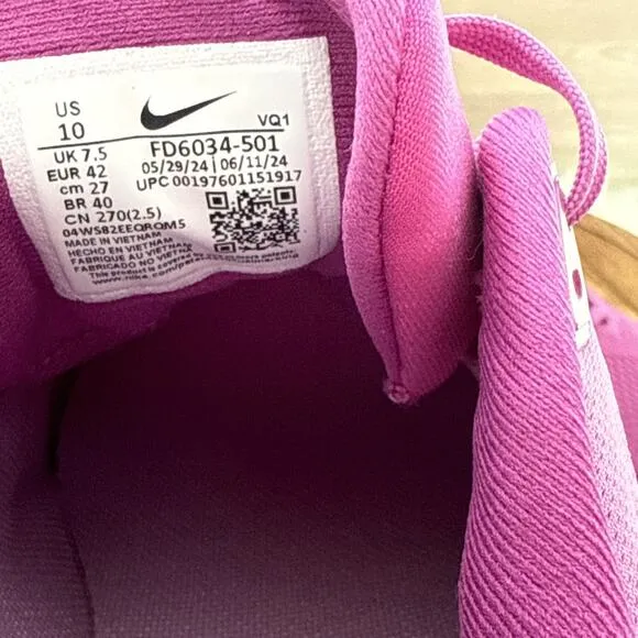 Nike Quest 6 Women's Size 10/Men's 8.5 Purple Road Running Shoes FD6034-501 New