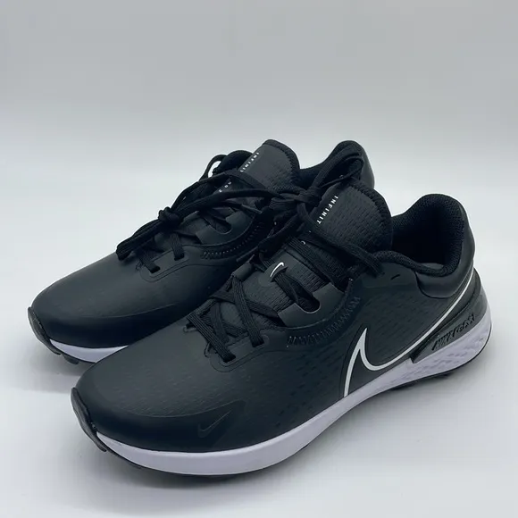 Nike React Infinity Pro 2 DJ5593-015 black/white golf cleats mens