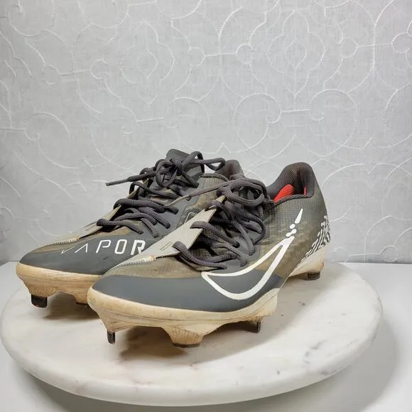 Nike React Vapor Ultrafly Elite 4 Baseball Cleats Mens 10 Light Smoke Grey Metal