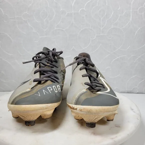 Nike React Vapor Ultrafly Elite 4 Baseball Cleats Mens 10 Light Smoke Grey Metal