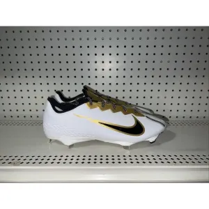 Nike React Vapor Ultrafly Elite 4 Mens Metal Baseball Cleats Size 8 Gold White