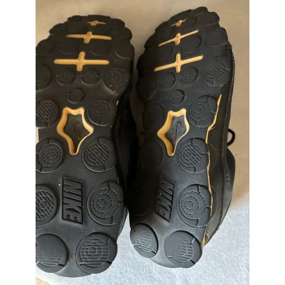 Nike REAX 8 TR MESH Black Gold 621716-020 Athletic Sneaker MENS US 13 Activewear
