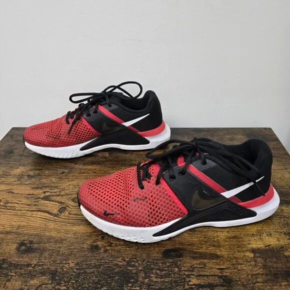 Nike Renew Fusion Training Shoes Sneakers Red Black CD0200-600 Men's Size 8
