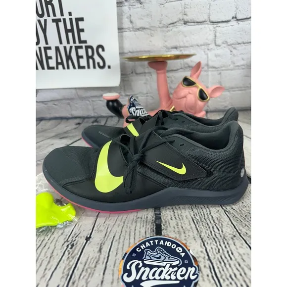 Nike Rival Jump Track Field Jumping Spikes Mens 11 Black Pink Cleats Shoes NEW