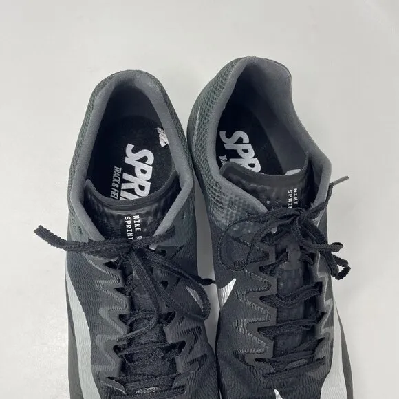 Nike Rival Sprint Track &amp; Field Sprinting Spikes Mens 12 Black Running Shoes