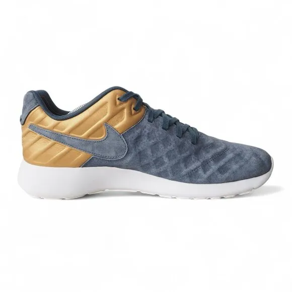 Nike Roshe Tiempo 6 FC Suede &quot;Blue Fog&quot; Sneakers 852613-400 Men's 11.5