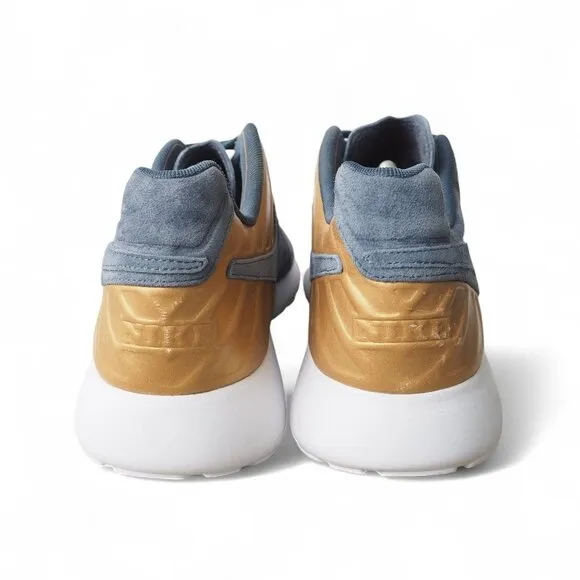Nike Roshe Tiempo 6 FC Suede &quot;Blue Fog&quot; Sneakers 852613-400 Men's 11.5