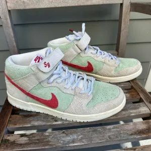 NIKE SB DUNK MID PRO WHITE WIDOW MEN'S SHOES, 2018, RARE SZ 11.5! COLLECTOR’S!