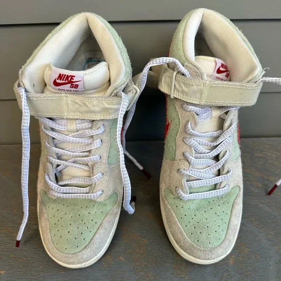 NIKE SB DUNK MID PRO WHITE WIDOW MEN'S SHOES, 2018, RARE SZ 11.5! COLLECTOR’S!