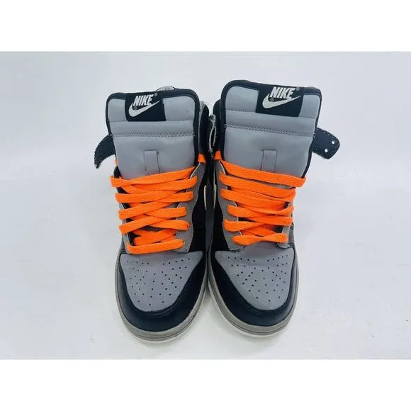 Nike Shoes Child Dunk High Kids Orange Gray Black 308319-004 Size 4.5
