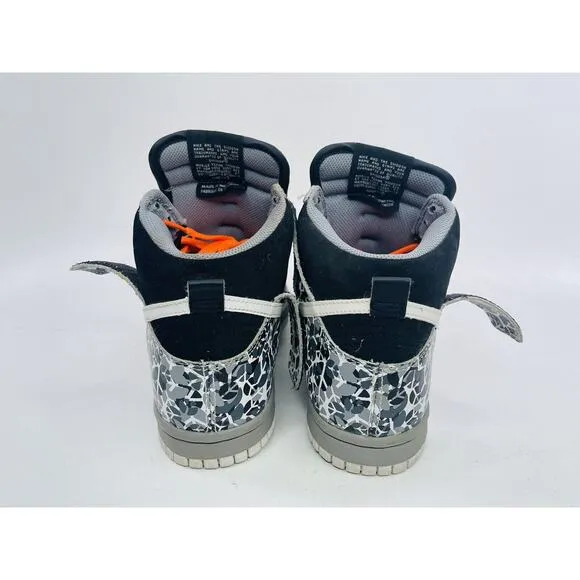 Nike Shoes Child Dunk High Kids Orange Gray Black 308319-004 Size 4.5