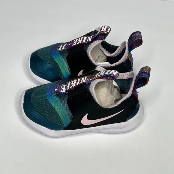 Nike Shoes Flex Runner Flash Pink Green Tennis New 5