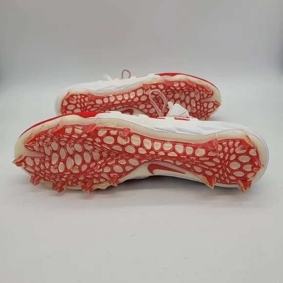 Nike Shoes Men's 16 Alpha Huarache 6 Elite Lax 880409-106 Red Lacrosse Cleats