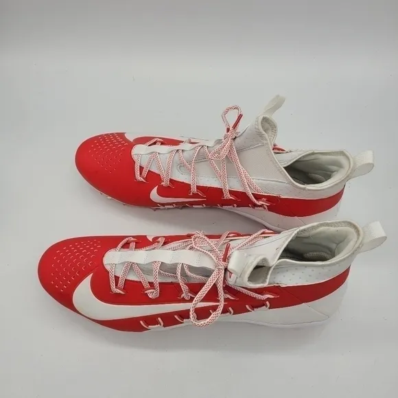 Nike Shoes Men's 16 Alpha Huarache 6 Elite Lax 880409-106 Red Lacrosse Cleats