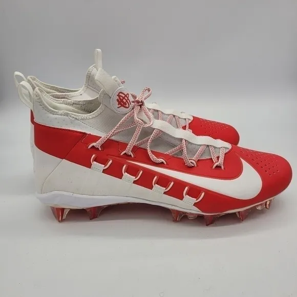 Nike Shoes Men's 16 Alpha Huarache 6 Elite Lax 880409-106 Red Lacrosse Cleats