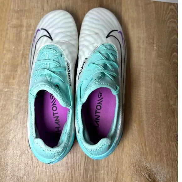 Nike Shoes Teal Black White Phantom GX Pro Cleats Size 5