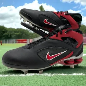 Nike Shox Arod Men’s 10.5 Baseball Cleats Shoes Black/Red Rare New! 315699-061