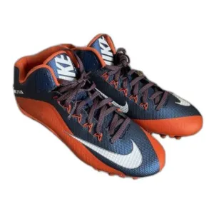 Nike Skin Alpha Pro 2 Football Cleats Athletic 729444-406 Blue Orange Men 13