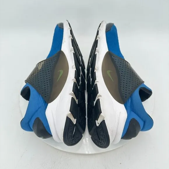Nike Sock Men Size 11 819686-405 Dart Blue Jay Volt Black White Training Shoes