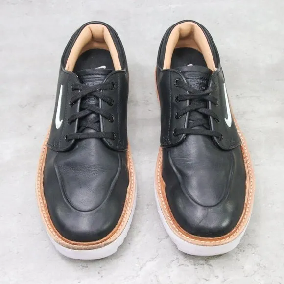 Nike Stefan Janoski G Tour Men's 8 US Black Leather Golf Shoes Cleats BV8070-001