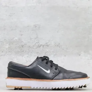 Nike Stefan Janoski G Tour Men's 8 US Black Leather Golf Shoes Cleats BV8070-001