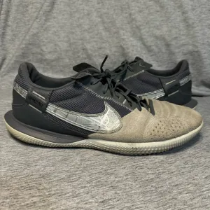 Nike Streetgato IC Grey Indoor Soccer Shoes, Men’s Size 9.5, VGUC
