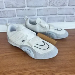 Nike SuperRep Cycle 2 Women Shoes Sz 12 White Silver Spinning Cycling FZ2117-100
