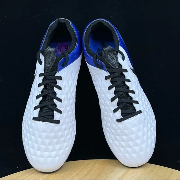 Nike Tiempo Legend 8 Elite FG ACC Flyknit Cleats Mens Size 6.5 AT5293-104 (W8)