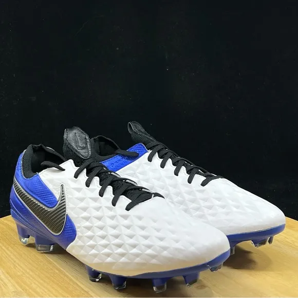 Nike Tiempo Legend 8 Elite FG ACC Flyknit Cleats Mens Size 6.5 AT5293-104 (W8)