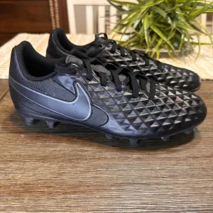Nike Tiempo Legend 8 Kinetic Black  Soccer Cleats AT6107-010 Young Men Size 6