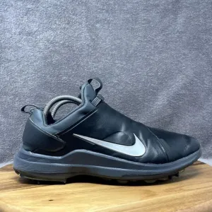Nike Tour Premier Golf PGA Shoes Cleats Black Silver AO2241-002 Men's Size 10.5