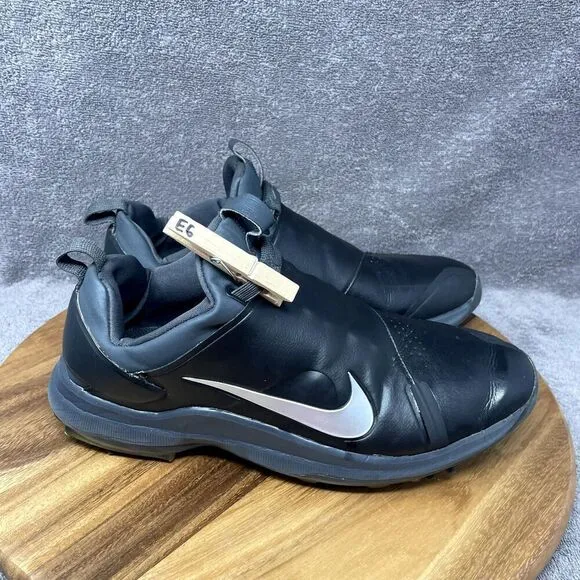 Nike Tour Premier Golf PGA Shoes Cleats Black Silver AO2241-002 Men's Size 10.5