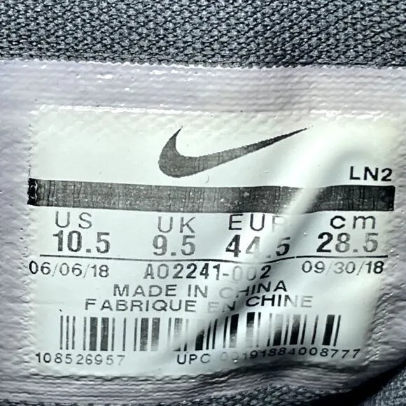 Nike Tour Premier Golf PGA Shoes Cleats Black Silver AO2241-002 Men's Size 10.5