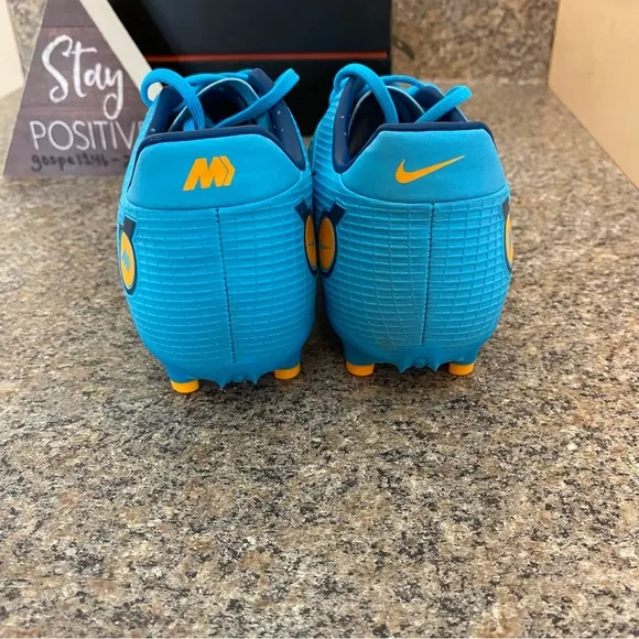 Nike Vapor 14 Academy FG/MG Soccer‎ Cleats  DJ2869-484 BlueChlorine Men 5.5 / W7
