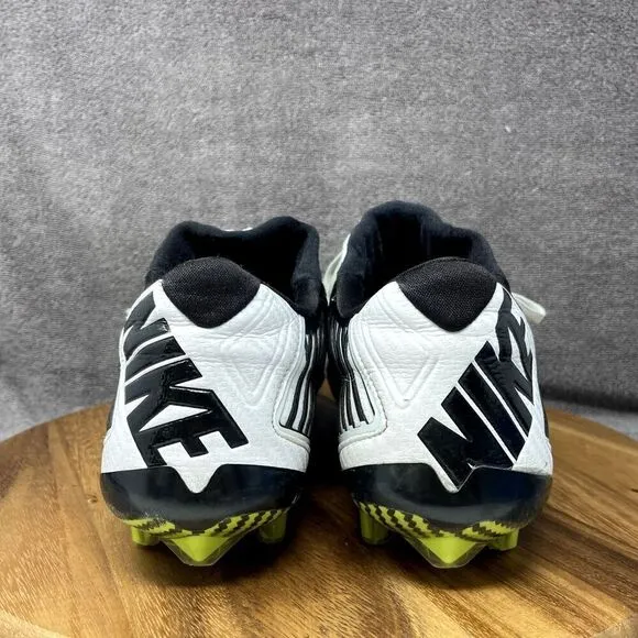 Nike Vapor Carbon Elite TD Football Cleats Shoes 631425-010 Black White Size 14