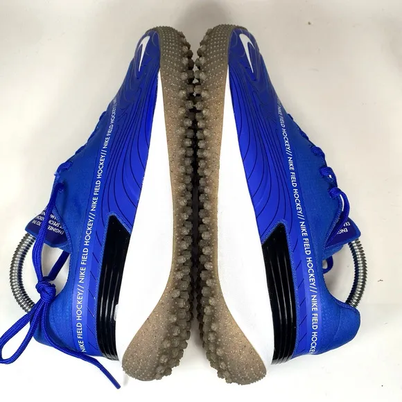 NIKE Vapor Drive Field Hockey Shoes MEN'S 8.5 cleats Blue Gum Sole AV6634-410
