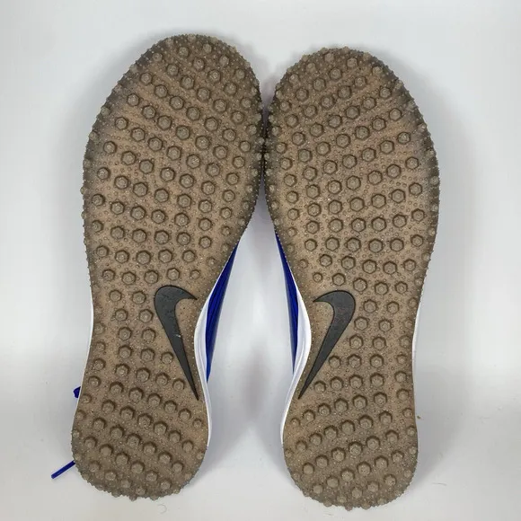NIKE Vapor Drive Field Hockey Shoes MEN'S 8.5 cleats Blue Gum Sole AV6634-410