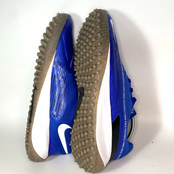 NIKE Vapor Drive Field Hockey Shoes MEN'S 8.5 cleats Blue Gum Sole AV6634-410